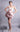 Alina | Stapless Sculpted Mini Dress with Rosette Skirt | MNM Couture GOS2502