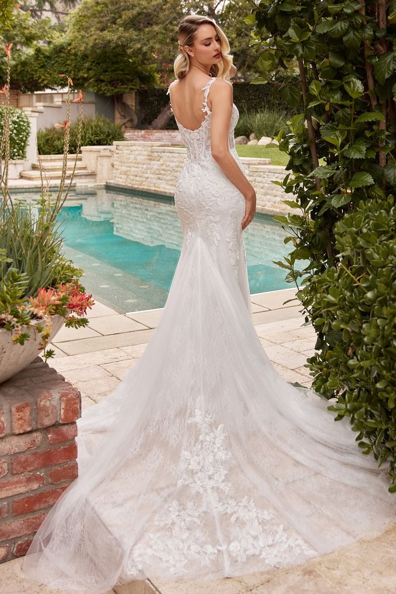 Graceful Entrance | Lace Mermaid Wedding Dress | LaDivine CDS432W