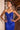 Ladivine J888 royal blue beaded strapless sweetheart corset bodice close-up