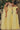 Ladivine light yellow chiffon bridesmaid dresses: two models wearing deep-V halter gowns and one model wearing a draped off-the-shoulder gown.