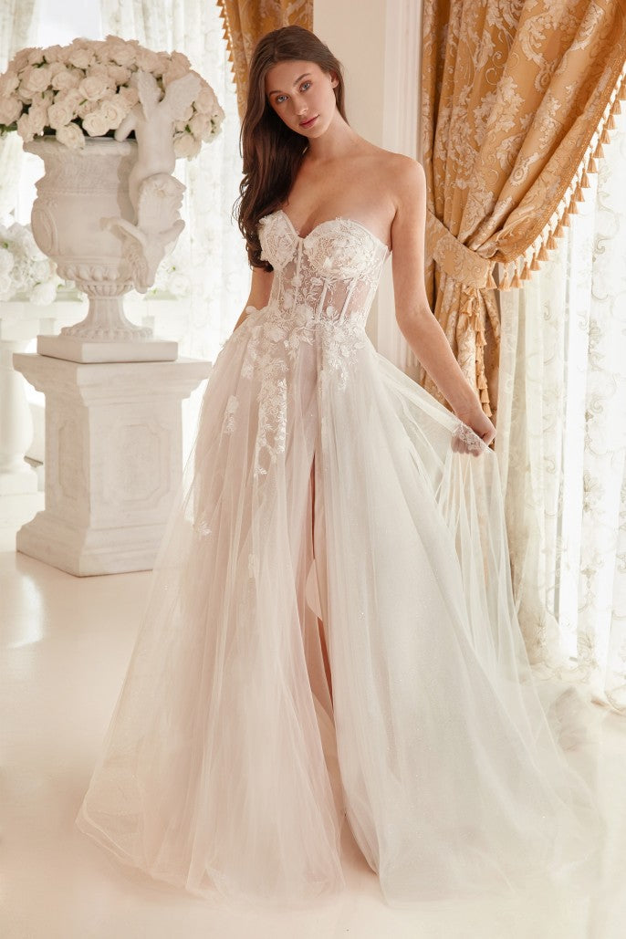Couture Dreams | Strapless Bridal Ball Gown | Andrea & Leo Couture A1089W
