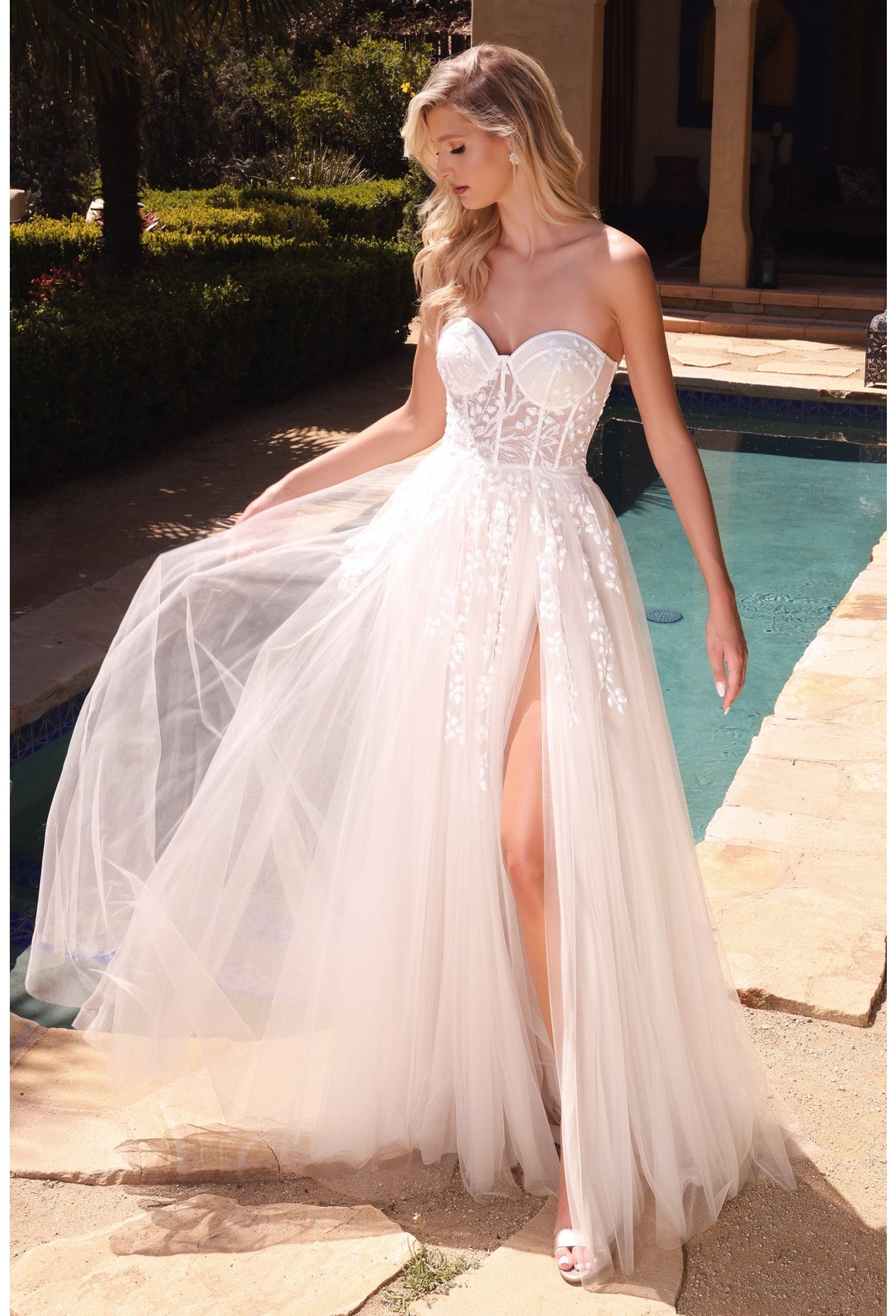 Wedding Bells | Strapless Corset Bodice Bridal Gown | House of Bia Wedding Bells | Strapless Corset Bodice Bridal Gown | House of Bia