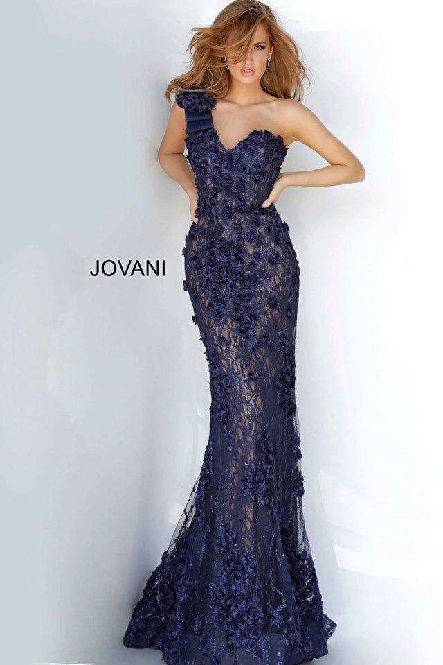 Edina | Embellished One Shoulder Dress | Jovani 3375