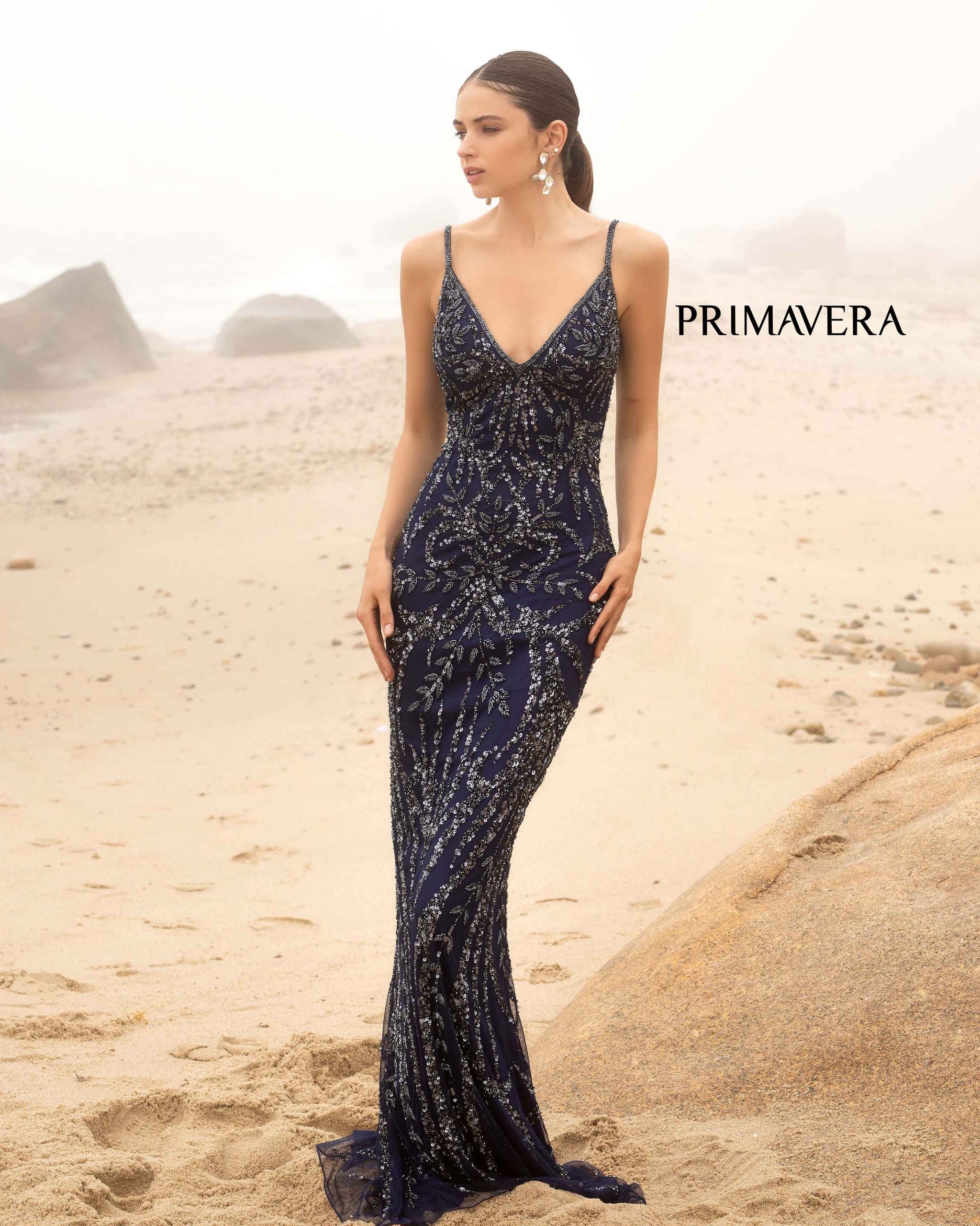 Drita | Fully Beaded Evening Gown | Primavera Couture 3739