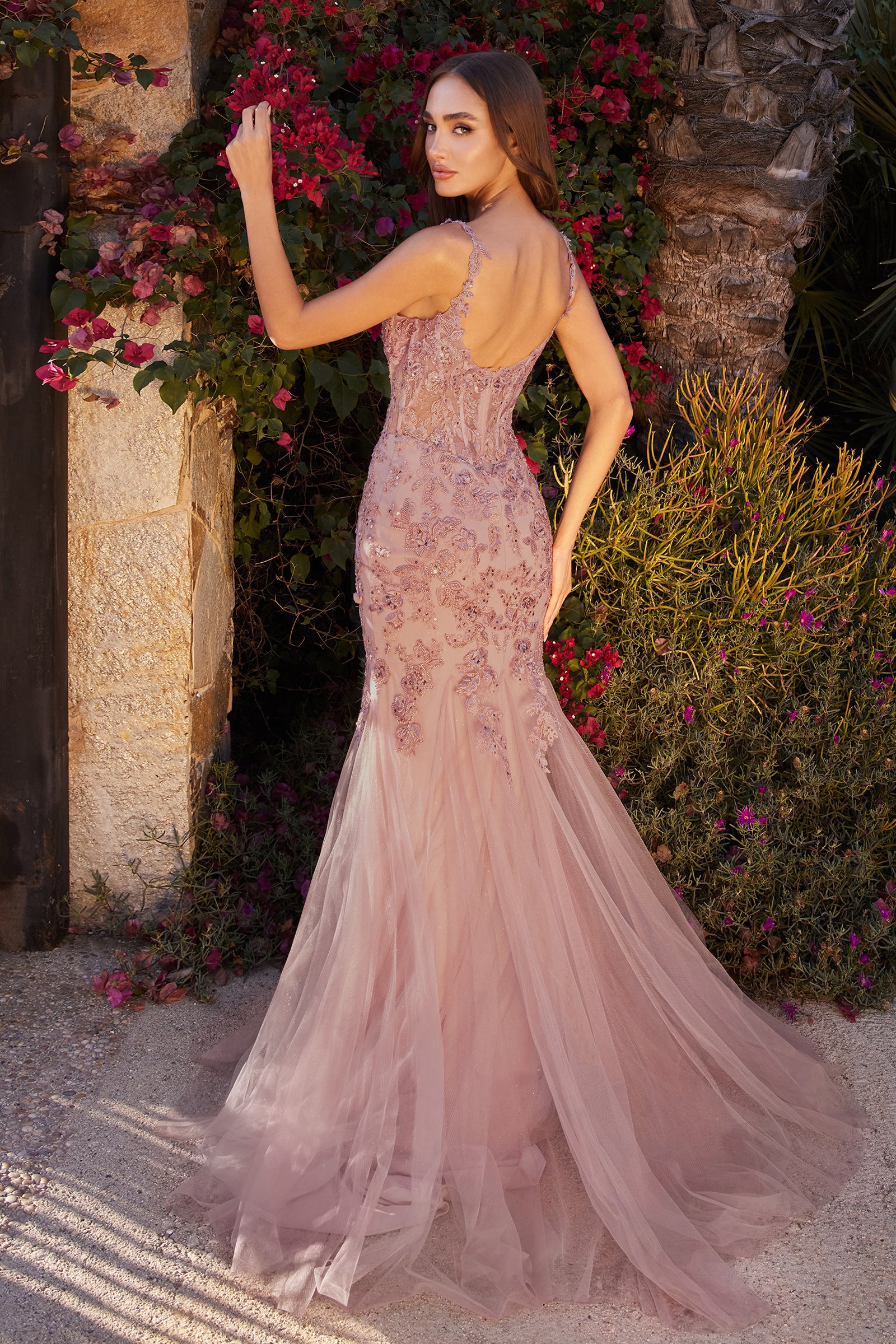 Lonnie | Lace & Tulle Mermaid Gown | Andrea & Leo Couture A1231