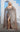 Leah | Beaded Cape Sleeved Gown | MNM Couture M1003