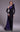 Sybil | Asymmetric Long Sleeve Gown with Metallic Sash | MNM Couture N0529