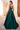 Amaretta | Mikado Emerald Ball Gown w/ Lace Detail | LaDivine C145