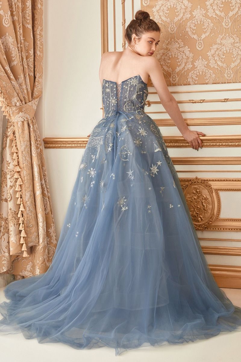 Selene | Constellation Tulle Ball Gown | A0890