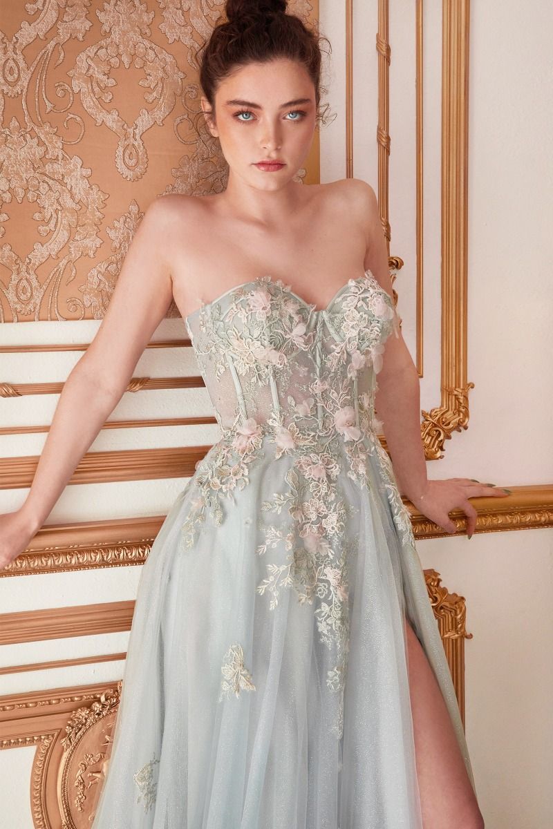 Penelope Blossom Gown with Overskirt | Andrea & Leo Couture A1089