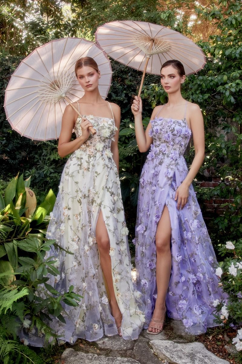 Jasmine | Floweret Backless A-Line Gown | A1138