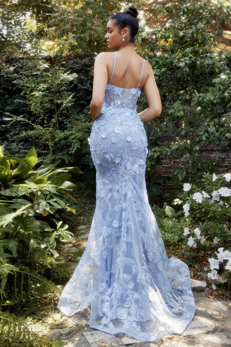 Butterfly Garden | Corset Mermaid Gown | Andrea & Leo Couture A1213