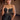 Black strapless formal dress close-up. LaDivine beaded corset bustier gown detail for evening, gala, or prom.