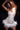 Zorana | Fitted Pageant Mini Dress with Crystal Beading and Feather Hem | Ladivine CC0802