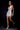 Maura | Crystal Embellished Mini Dress with Halter Neckline & Fringe Hem | Ladivine CC2706