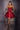 Rulla | Satin Fit & Flare A Line Mini Dress with Crystal Beaded Bodice | Ladivine CC502