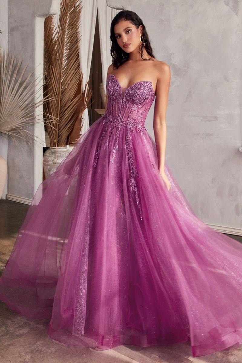 Briana Layered Tulle Ball Gown