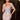 Close up of Ladivine luxury silver rhinestone beaded nude off-the-shoulder sweetheart mermaid gown formal evening dress