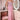 Ladivine CD695 blush pink embroidered mermaid gown with sheer corset bodice. Elegant sparkly light pink sequined formal halter dress for prom or gala.