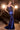 Monica | Fitted Glitter & Lace Stretch Satin Gown | CDS450