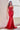 Monica | Fitted Glitter & Lace Stretch Satin Gown | CDS450