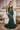 Royalty | Fitted Floral Glitter Print Corset Gown | LaDivine J810