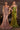 Royalty | Fitted Floral Glitter Print Corset Gown | LaDivine J810