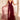 Ladivine Burgundy Wedding Guest Dress: Plunging V-Neck A-Line Tulle Gown with High Slit