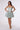 Trudy | Fit & Flare Shimmering Mini Dress | Amoris T738