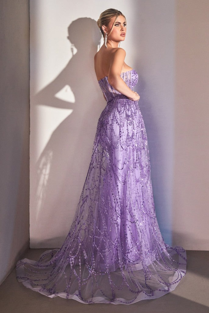 Formal Lilac And Silver Dress La Femme 27515 Strapless Sweetheart Metallic Chiffon Prom Dress 14 Orchid Formal Lilac And Silver Dress La Femme 27515 Strapless Sweetheart Metallic Chiffon Prom Dress 14 Orchid