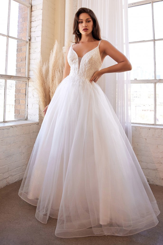 Falling In Love | Layered Tulle Bridal Gown | LaDivine CD0154W
